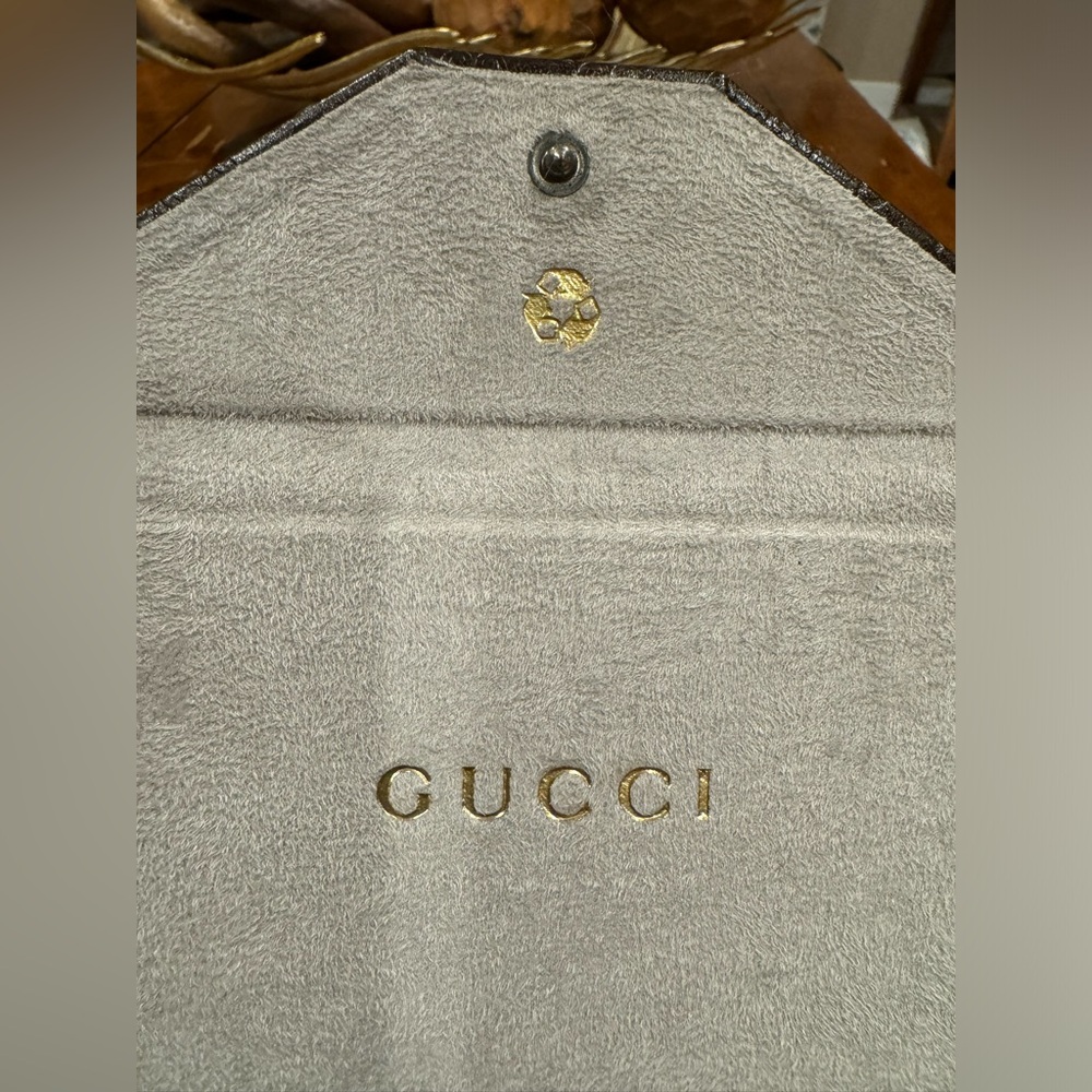 Preowned Gucci Monogram Envelope Sunglass Case - image 5